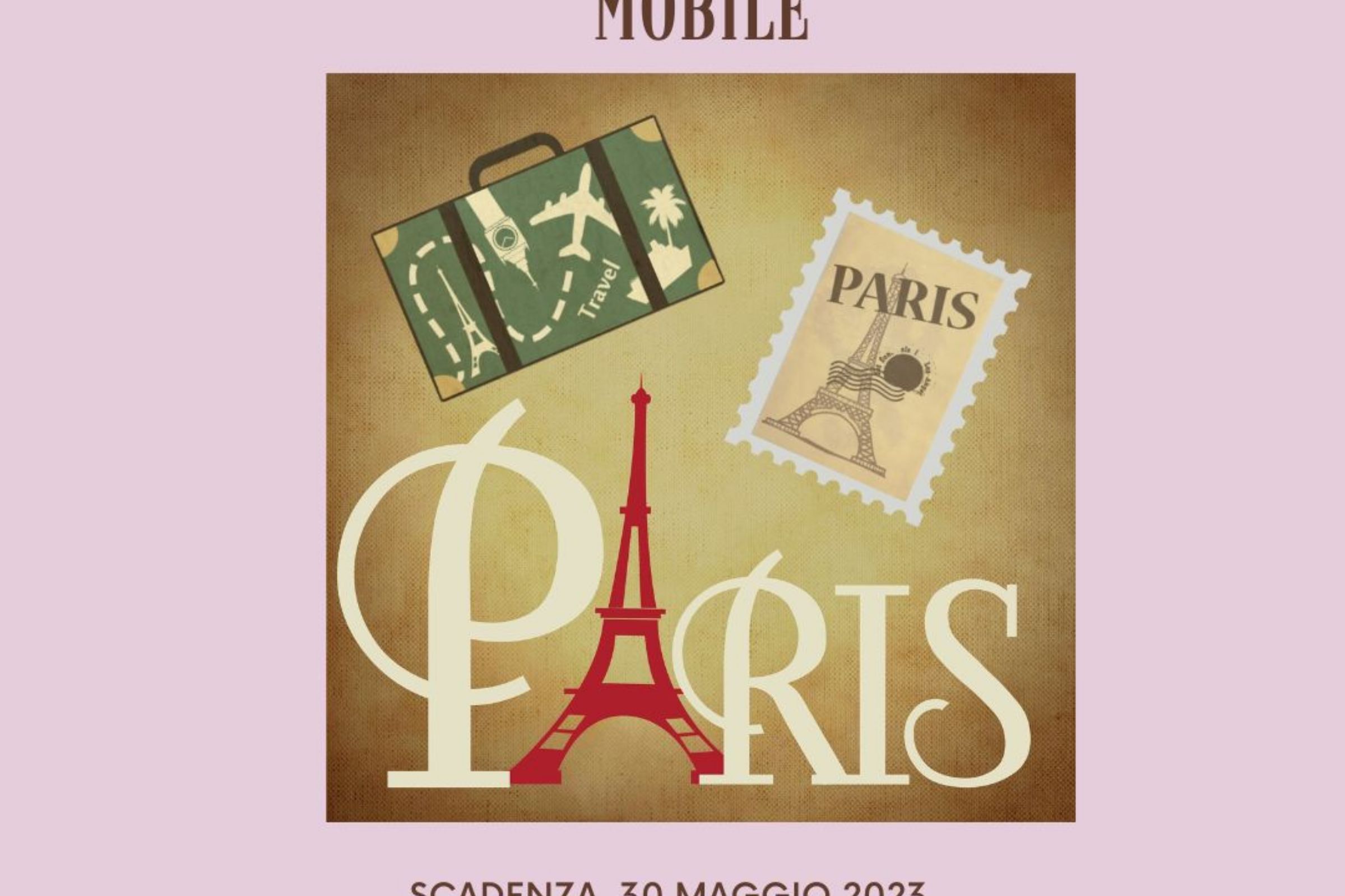 CONCORSO LETTERARIO DI NARRATIVA, RACCONTI BREVI 'PARIGI, IL VIAGGIO, LA VITA E' UNA FESTA MOBILE'